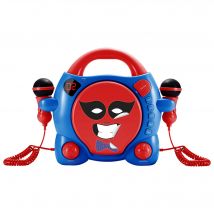 Lettore CD Bigben CD59 blu e rosso da personalizzare - Nuovo