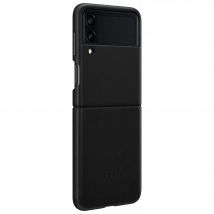 Coque Samsung G Z Flip 3 en Cuir Noire Samsung