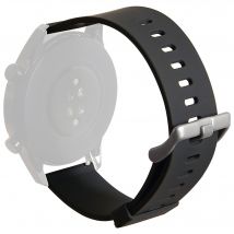 Bracelet Silicone Icon pour Universel 22mm Noir Puro