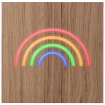 Enceinte Bluetooth Néon Lumineuse L + Charge induction Rainbow ColorLight