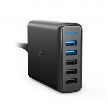 Anker PowerPort Speed 5 Noir Intérieure