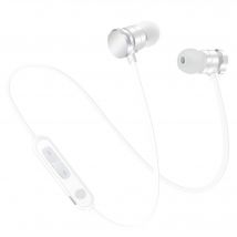 Écouteurs Bluetooth 5.0 Intra-Auriculaires Micro HD Téléphones Argent YONIS