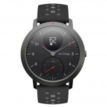 Withings Steel HR 40 mm Noir, GPS (satellite) - Noir