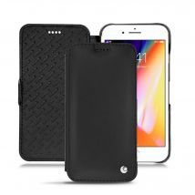 Funda de piel Apple iPhone 8 Plus - Solapa horizontal - Negro - Piel lisa - Nuevo
