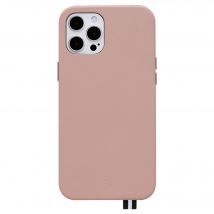Coque iPhone 12 / 12 Pro Elysée en Cuir full covering Rose Artefakt