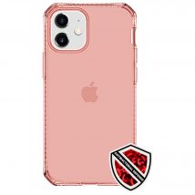 Coque Renforcée iPhone 12 mini Spectrum Clear Orange Itskins