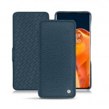 Housse cuir OnePlus 9 Pro - - Bleu - Cuir grainé