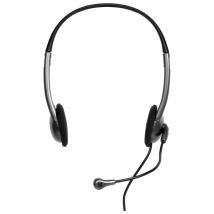 Cuffia cablata per PC Jack da 3,5 mm Porta nera - Nuovo
