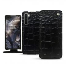 Funda de piel OnePlus Nord - Solapa vertical - Negro - Cueros especiales - Nuevo