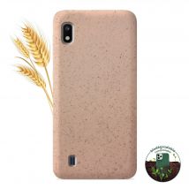 Coque silicone unie Biodégradable Rose compatible Samsung Galaxy A10
