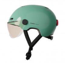 Cosmo Fusion - Casque avec éclairage Vélo Arrière Intelligent et Connecté - Feu Stop, Detection de Chute Automatique, Partage de trajet