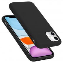 Funda rígida para Apple iPhone 11 en NEGRO LÍQUIDO Funda protectora TPU flexible Funda de silicona - Nuevo