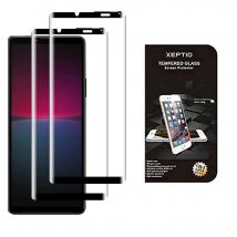 Vitre en verre trempé Full cover noir pour Sony Xperia 10 IV 5G (Xperia 10 4 5G) - XEPTIO