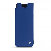 Pochette cuir Samsung Galaxy Z Fold4 - - Bleu - Cuir lisse