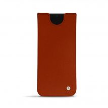Pochette cuir Samsung Galaxy S22+ - - Orange - Cuir vegan
