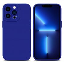 Coque pour Apple iPhone 13 PRO MAX en FLUID BLEU Housse de protection Étui en silicone TPU flexible