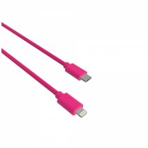 Cable USB-C a Lightning 3A - 1,5 metros - Colección POP - Rosa - Nuevo