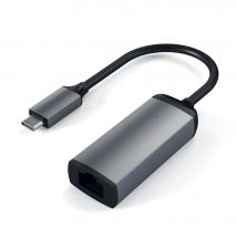 Satechi Adaptador USB Tipo C a Ethernet RJ45 Gris claro - Nuevo