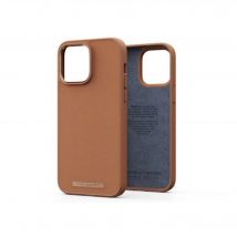 Coque Njord byELEMENTS Genuine Leather pour Apple iPhone 14 Pro Max - Cognac