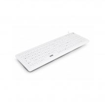 Urban Factory Sanee Tastiera medica francese AZERTY USB Bianco - Nuovo