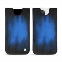 Apple iPhone 13 Pro Max Funda de piel - Funda - Azul - Piel patinada - Nuevo