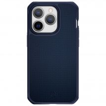 Coque Renforcée Apple iPhone 14 Pro Ballistic Nylon R 100% Plastique recyclé Bleue Itskins