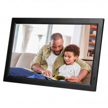 Cadre Photo Numérique Full HD 1080P Lecteur Multimédia USB 21 Pouces SD Mmc Noir YONIS