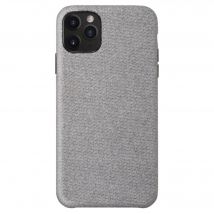 Coque en tissu pour Apple iPhone 11 Pro Max, Gris Sabre