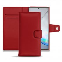 Housse cuir Samsung Galaxy Note10 - - Rouge - Simili cuir