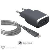 Bigben Connected FPCSMFI1.2MG cargador de dispositivo móvil Smartphone Gris, Plata Corriente alterna Carga rápida Interior - Nuevo