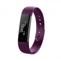Montre Connectée Sport iOs Android Smartwatch Bluetooth Cardio Podomètre Violet YONIS