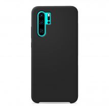 Coque silicone unie Soft Touch Noir compatible Huawei P30 Pro