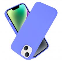 Coque pour Apple iPhone 14 PLUS en LIQUID LIGHT PURPLE Housse de protection Étui en silicone TPU flexible