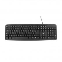 T'nB KBSUBK teclado Universal USB AZERTY Francés Negro - Nuevo