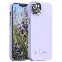 JUST GREEN Funda protectora para iPhone 14 Plus Natura Reciclable Lavanda - Nuevo