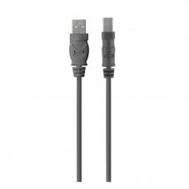 Belkin USB 2.0 A - USB 2.0 B, 3m câble USB USB A USB B Gris