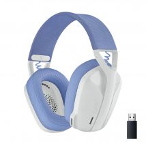 Logitech G G435 Casque Sans fil Arceau Jouer Bluetooth Blanc