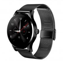 Smartwatch Android iOs Montre Connectée 1,22' Cardio Podomètre Noir YONIS