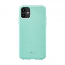 Carcasa antibacteriana vegana orgánica 100% zero waste para Apple iPhone 11, Misty Green - Nuevo