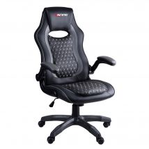 Silla de carreras Gamer Pro, negra - Nuevo