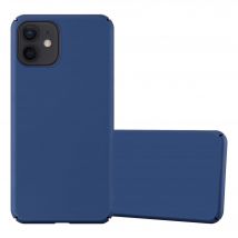 Funda para Apple iPhone 12 PRO MAX en AZUL METÁLICO Funda rígida Cubierta protectora Funda de aspecto metálico para proteger contra arañazos y golpes 