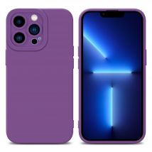 Coque pour Apple iPhone 12 PRO MAX en FLUID VIOLET MAT Housse de protection Étui en silicone TPU flexible