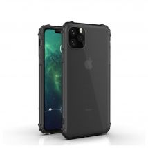 Coque Tpu Transparente Noir Coins Renforces pour iPhone 11 Pro Max