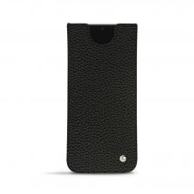 Pochette cuir Samsung Galaxy S22+ - - Noir - Cuir grainé