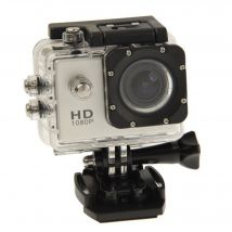 Caméra Sport Étanche 30 M Caméra D'Action Waterproof Full HD 1080P Argent 32 Go YONIS