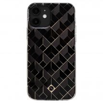 Coque iPhone 12 mini Saint Germain avec motifs en 3D Noire Artefakt