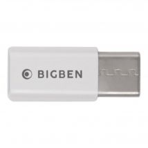 Adaptador de micro USB a USB C Blanco Bigben - Nuevo