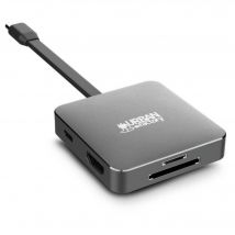 Urban Factory HUBEE LIGHT USB 3.2 Gen 1 (3.1 Gen 1) Tipo-C Grigio - Nuovo