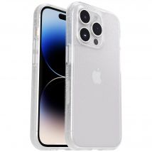 Coque React Série pour iPhone 14 Pro, Antichoc, anti-chute, ultra-mince, protection fine, testé selon les normes militaires, Antimicrobien - Pailleté