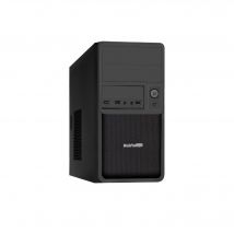Boitier MicroATX MIP Smart avec alim 480w 1usb3 / 2 usb 2, noir mat